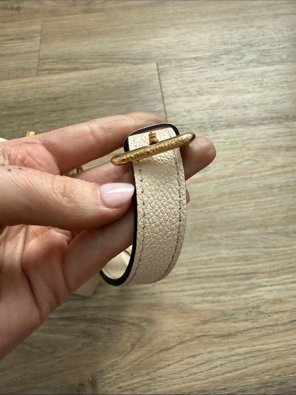 Louis Vuitton python and beige crossbody with gold hardware - Picture 10 of 16